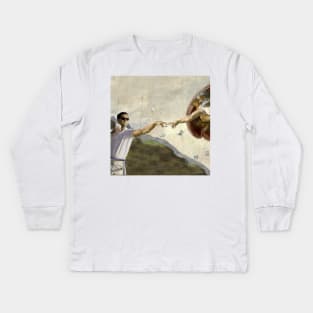 creation of the wolf Kids Long Sleeve T-Shirt
